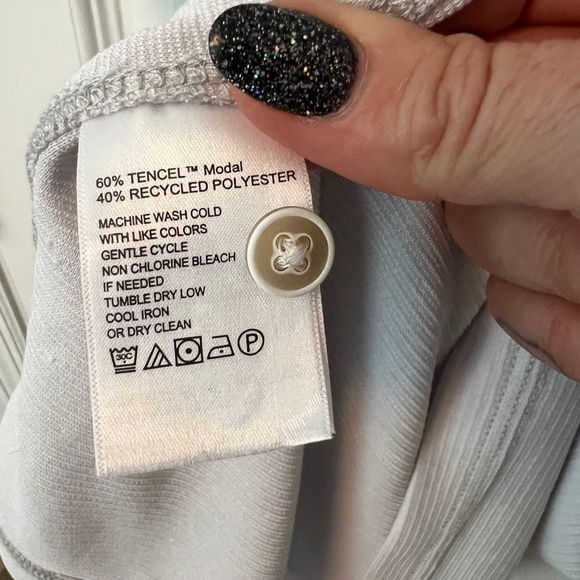 Tommy Bahama Mens Ivory/Lt Gray mini stripe Polo Short Sleeve Shirt Size XXL - Picture 4 of 6